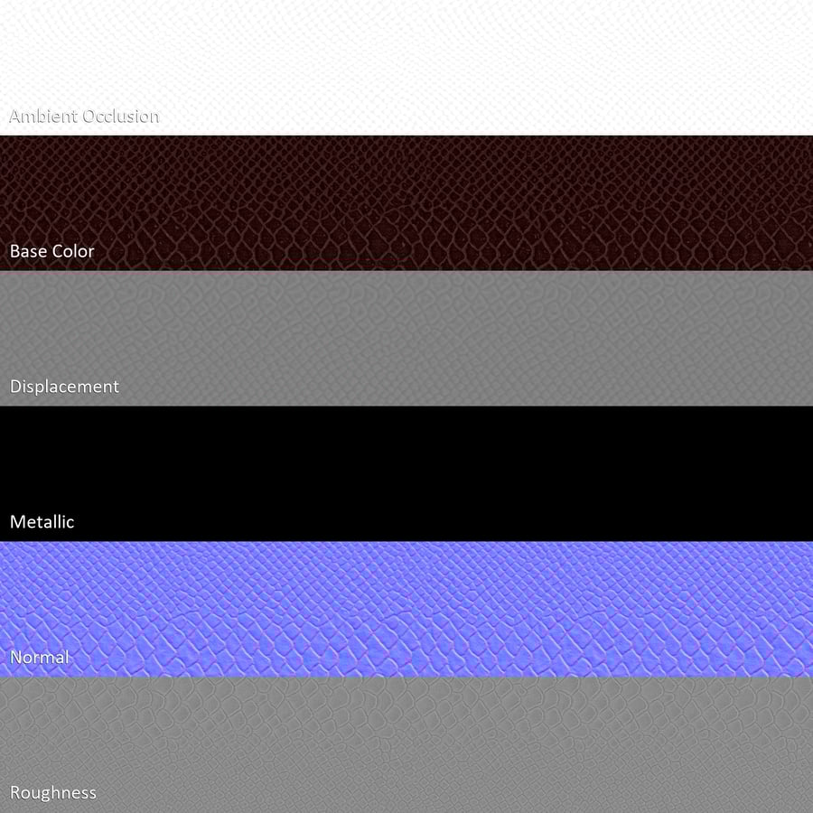 Faux Lizard Skin Leather Texture, Red