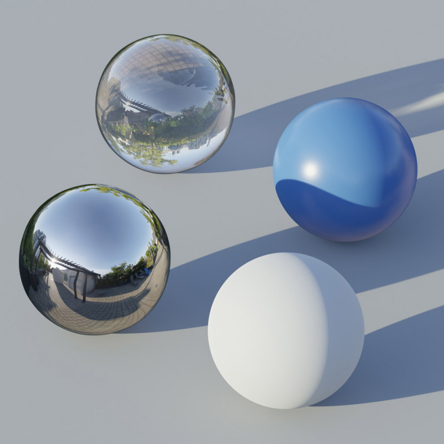 Città Tetto Giorno limpido Cielo HDRI