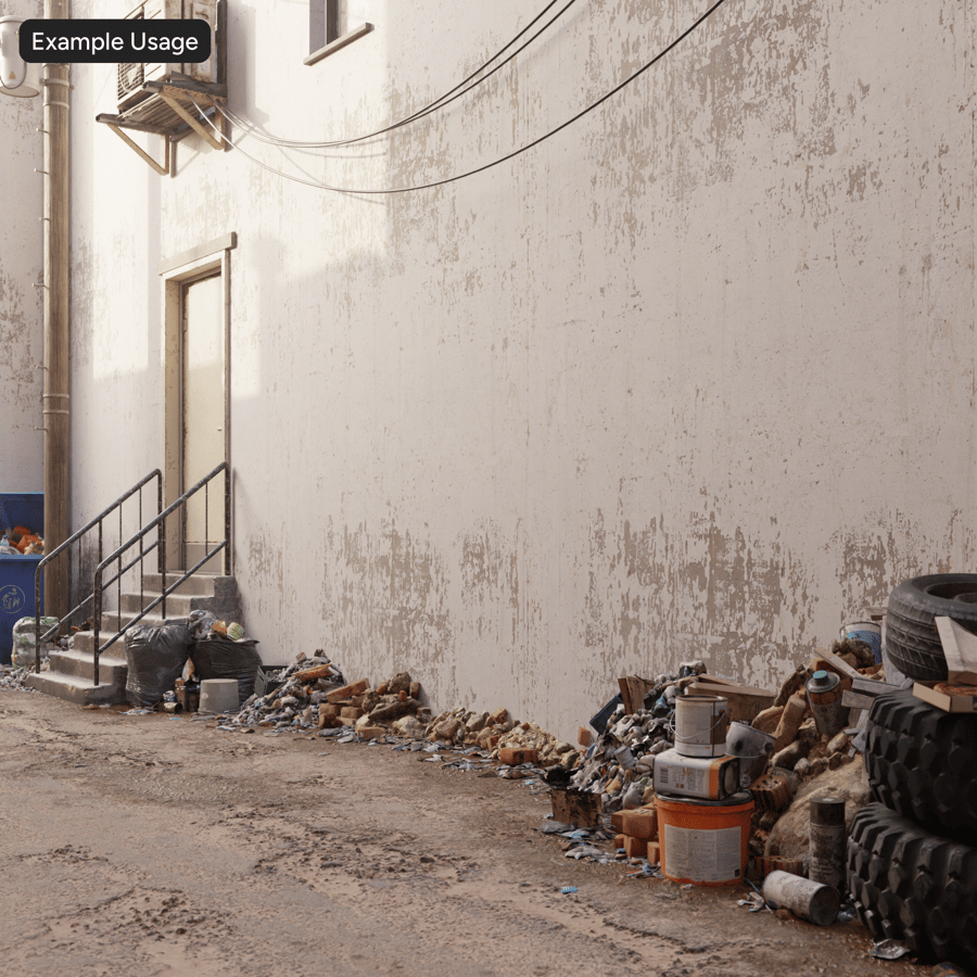 Textura de parede de concreto pintado desgastado, branco