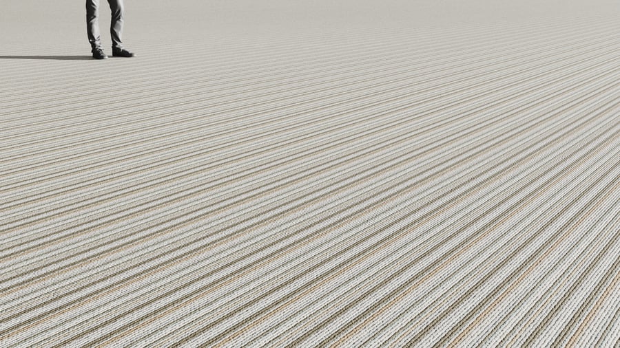 Stripes Loop Pile Carpet Flooring Texture, Green & Brown