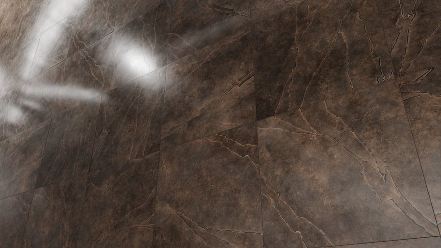 Square Marble Matte Tile Texture, Brown