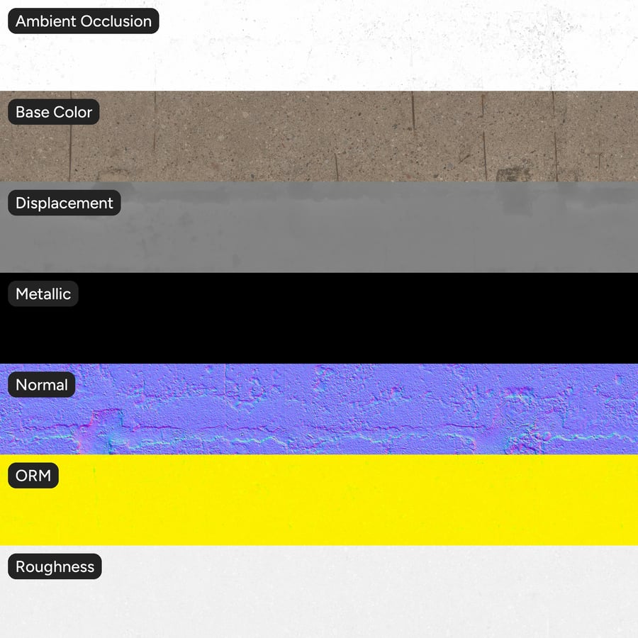 Textura de Passeio de Betão Desgastado, Bege