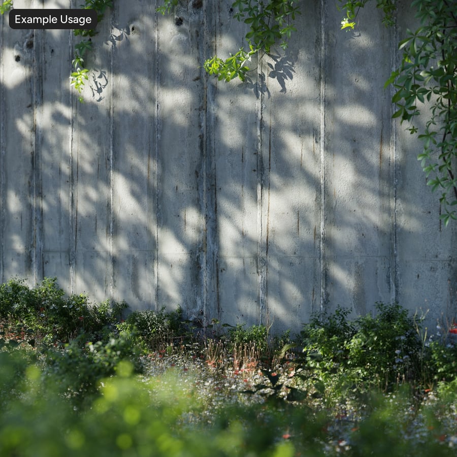 Rust on Weathered Concrete Texture