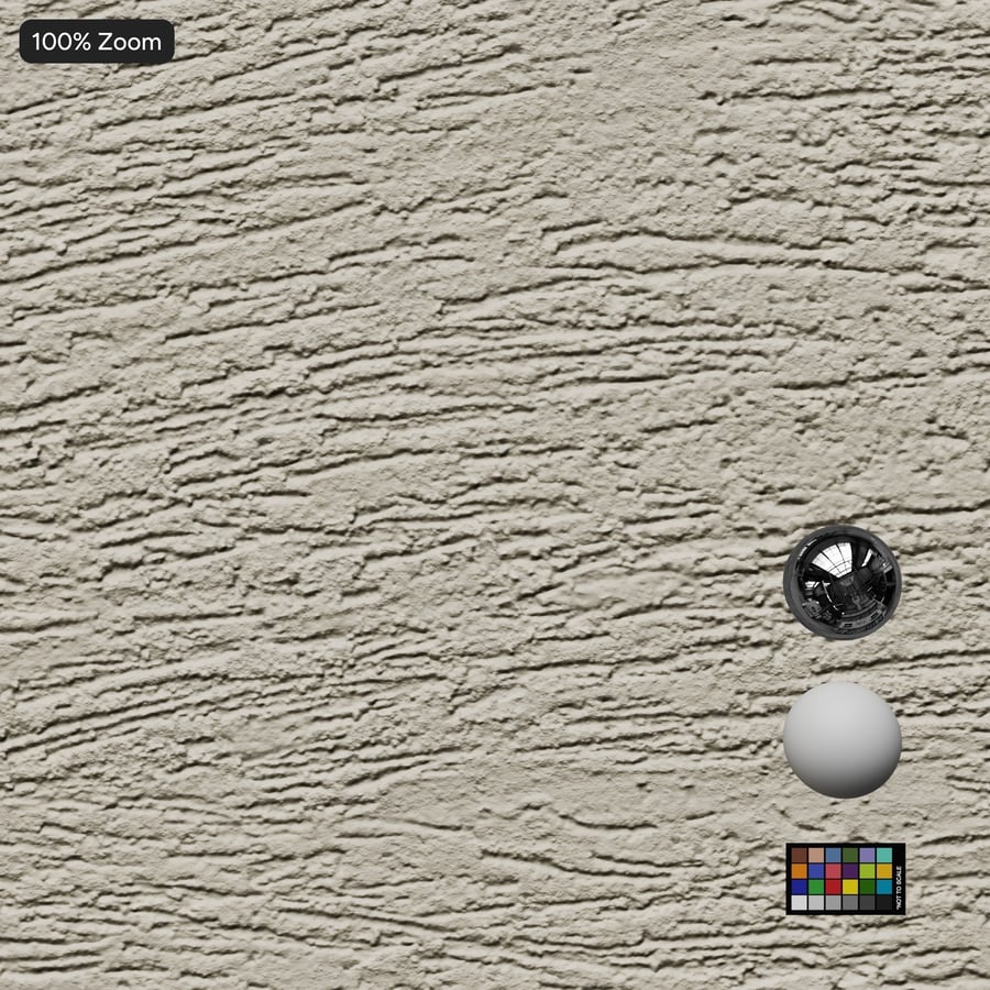 Dragged Stucco Plaster Wall Texture, Off-White