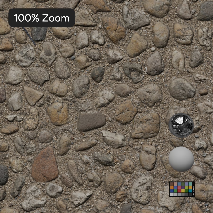 Aggregate Cobblestone Texture