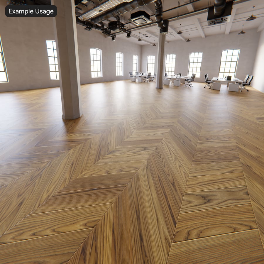 Chevron Esche Holzplatte Struktur, Hell