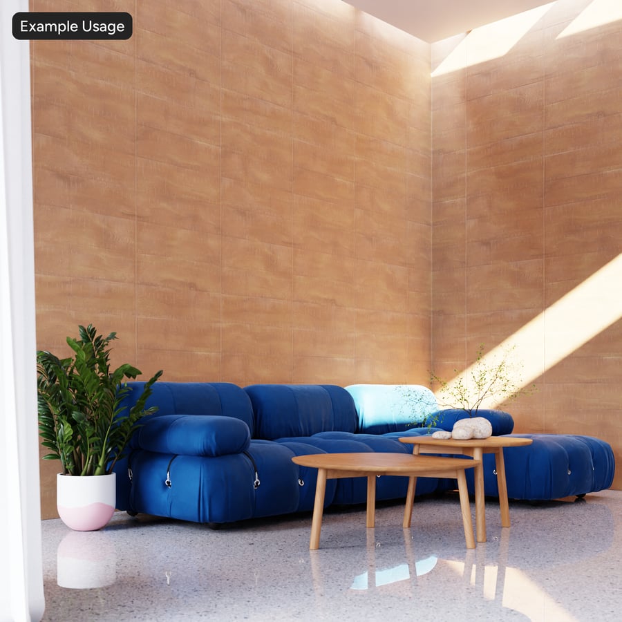 Stacked Sand Block Rammed Earth Texture, Beige
