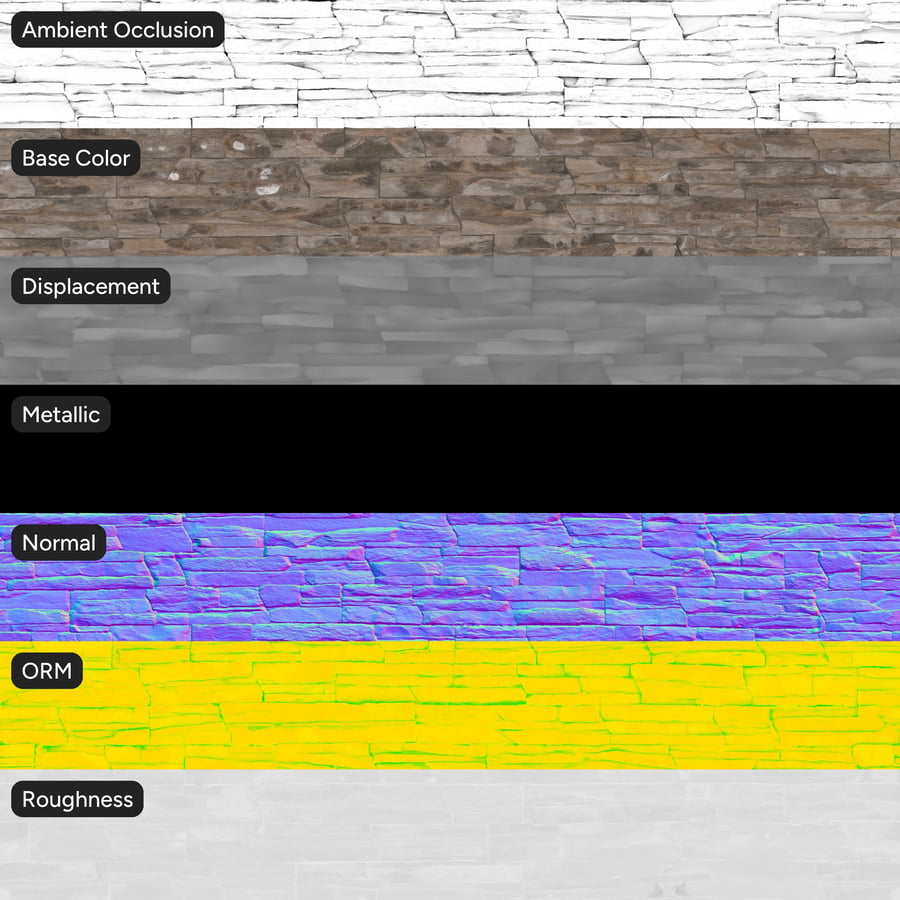 Textura de pared de piedra apilada