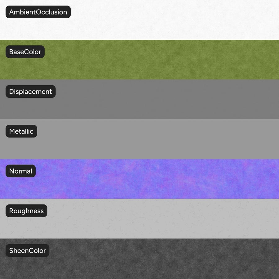 Moss polyester sammet klädsel tyg textur, grön