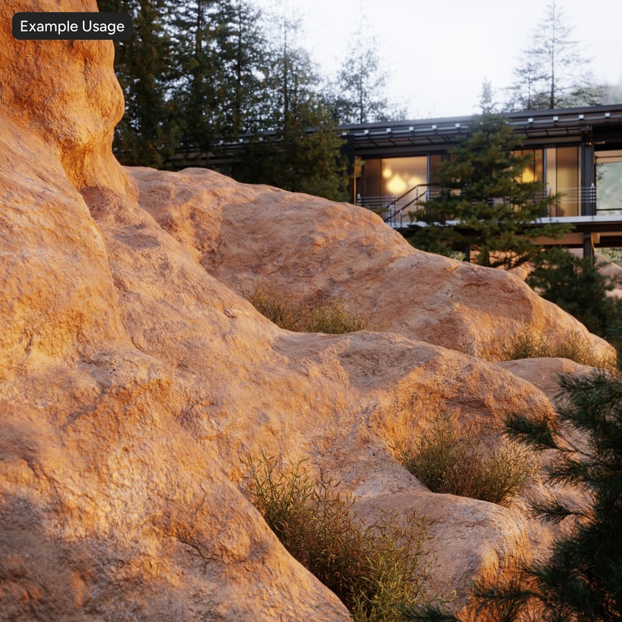 Ironstone Bedrock Texture