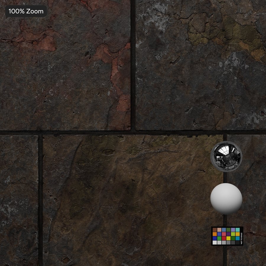 Texture de carreaux d'ardoise carrés multicolores