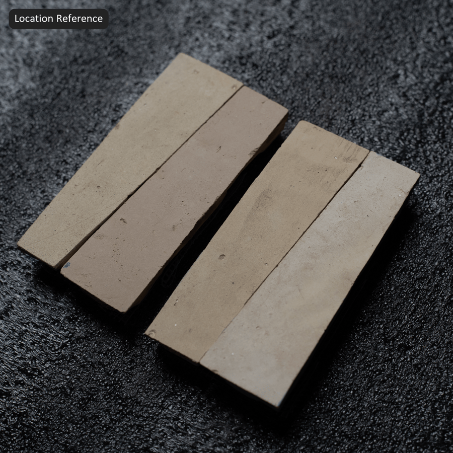 Trapezoidal Zellige Matte Tile Texture, Green