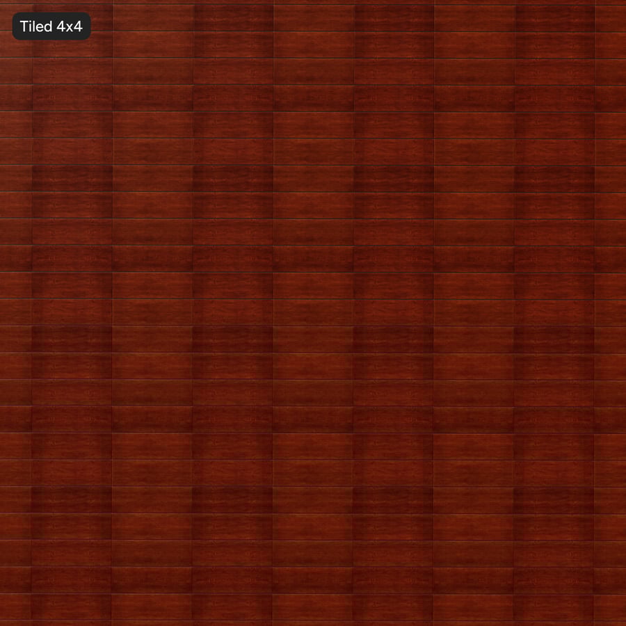 Textura de parede em madeira polida, vermelha
