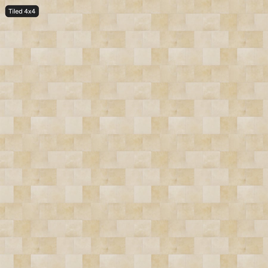 Offset Travertine Matte Tile Texture, Sunlit Taupe