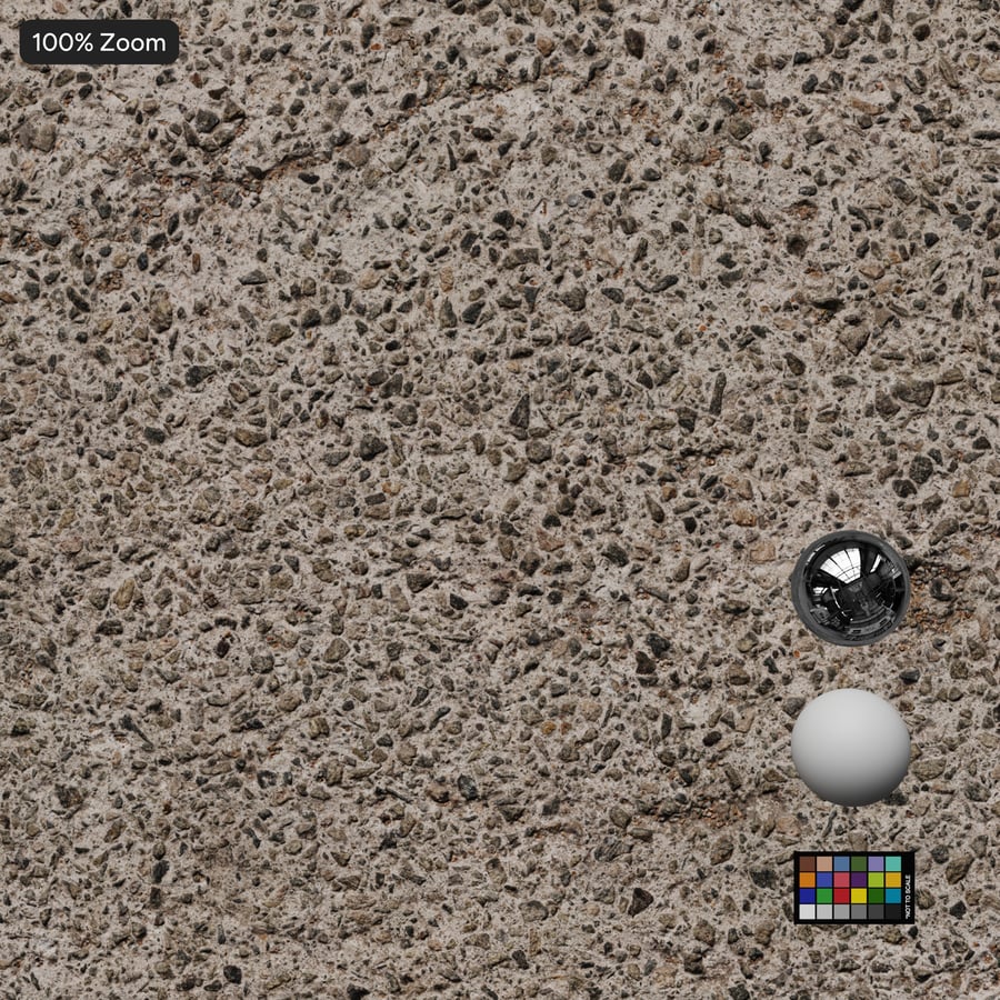 Aggregate Asphalt Road Texture