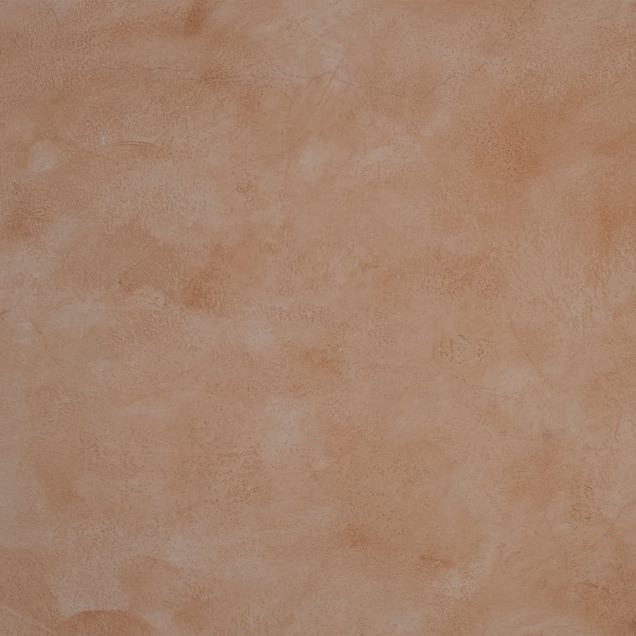 Textura de reboco estucado com espátula, sienna queimada