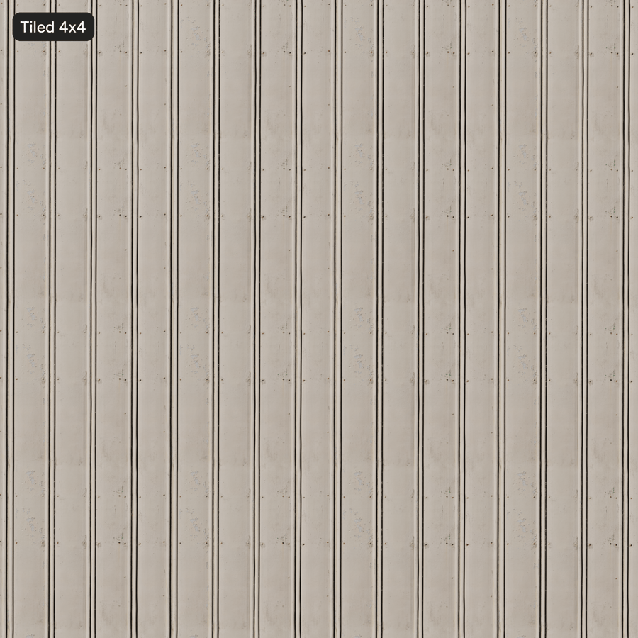 Scratched Painted Metal Panel Wall Texture, White