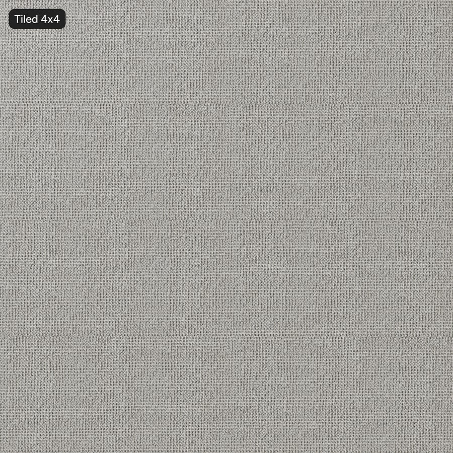 Tissu diaphane organique texturé, gris