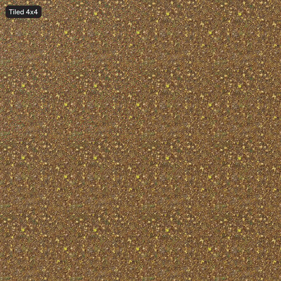 Autumn Leaves on Dirt Texture