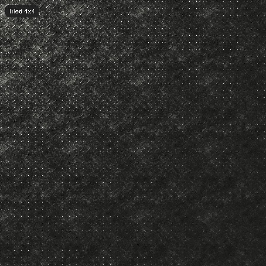 Textura metálica de placa com padrão de diamante desgastado