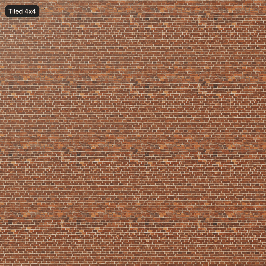 Texture murale en briques à motif Old English Bond, rouge