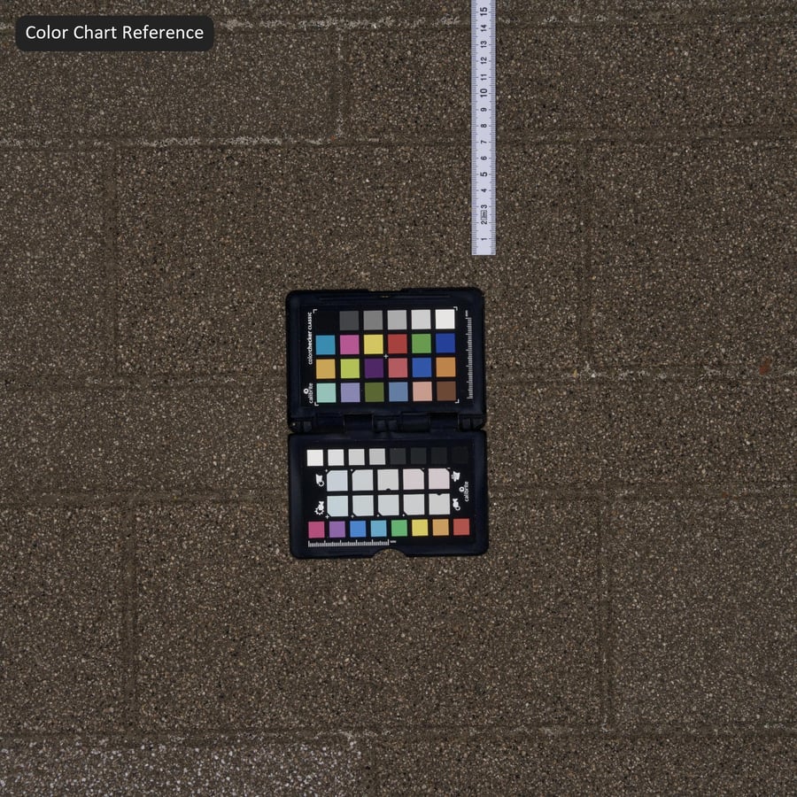 Pavimentazione in blocchetti di pietra aggregata, marrone