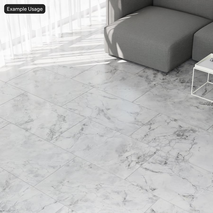 Rectangular Offset Marble Matte Tile Texture, Grey