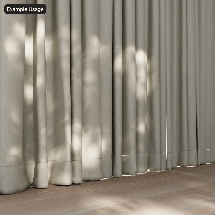 Textura čalounické tkaniny Plain Drapery, bílá