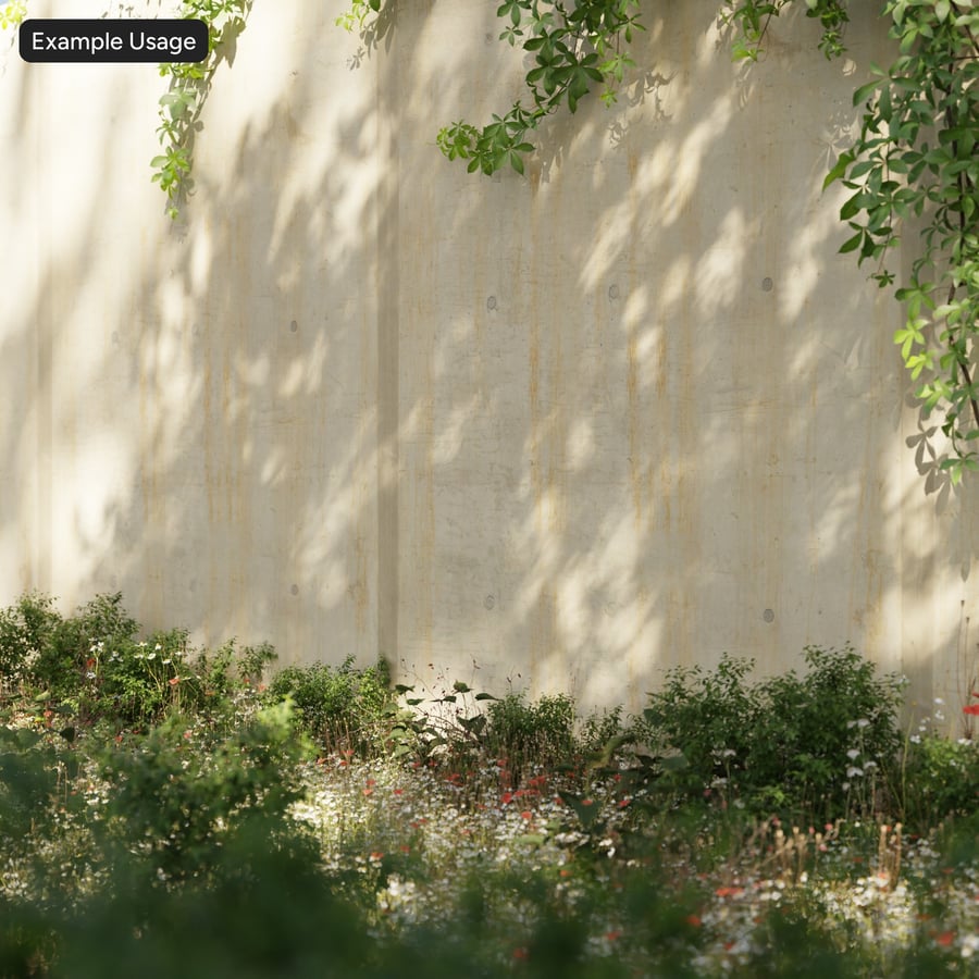 Leaking Rusted Panel with Tie Holes Concrete Wall Texture