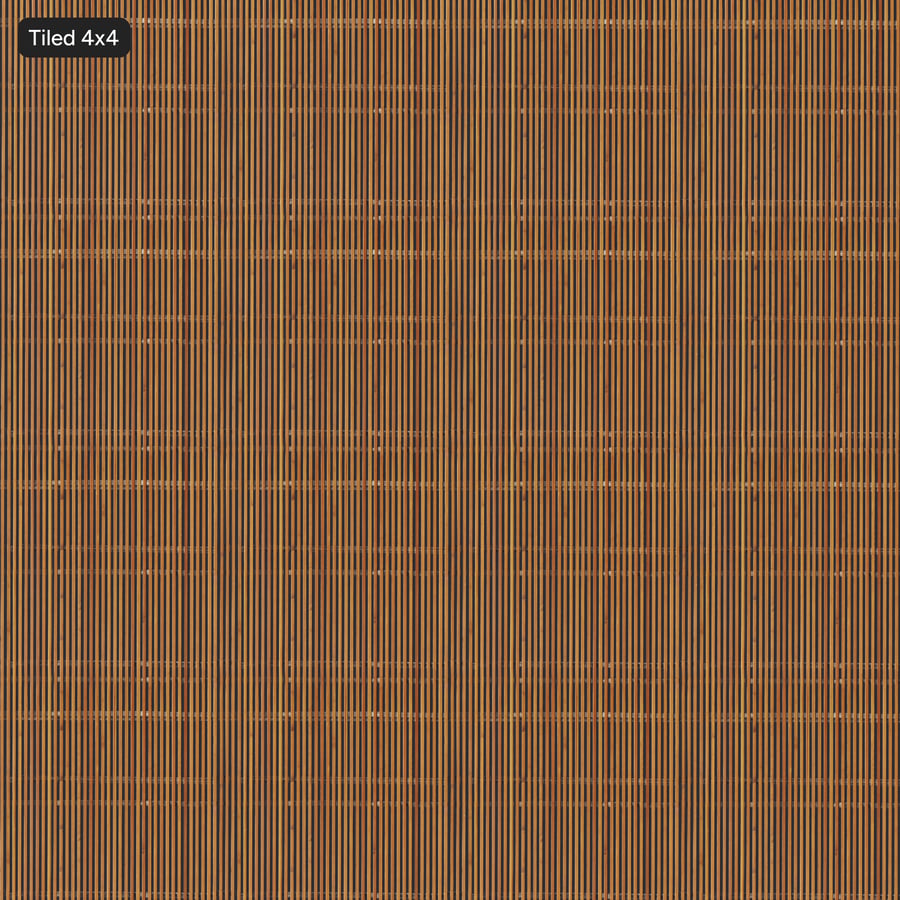Slatted Wood Cladding Texture, Warm Brown