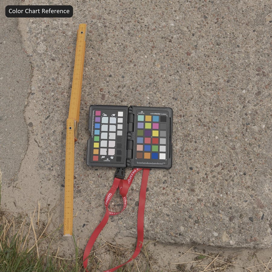 Gebarsten betonwegtextuur