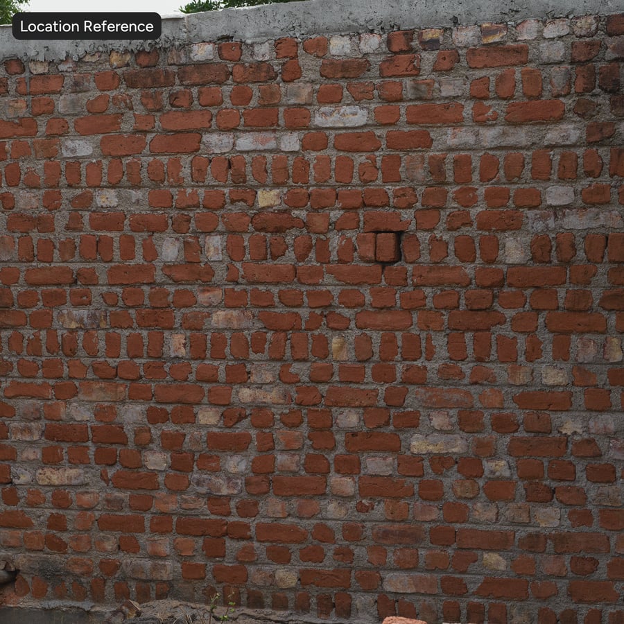 Reclaimed Dutch Bond Brick Wall Texture