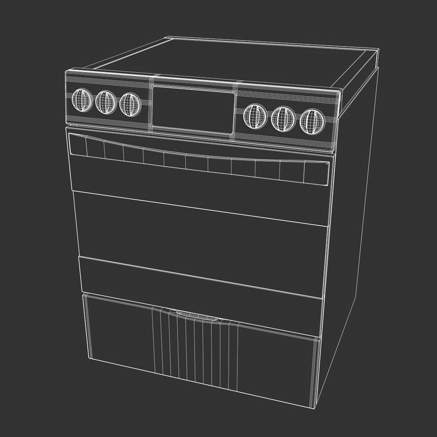 Stainless Steel Electric Oven & Stove Model