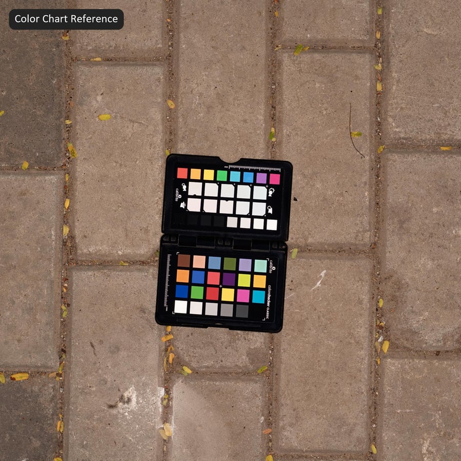 Текстура опавших листьев на брусчатке