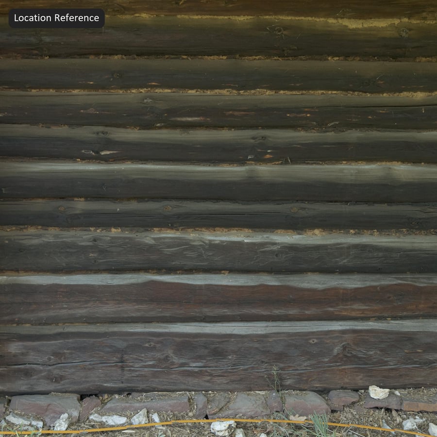 Rustic Wood Log Siding Wall Texture