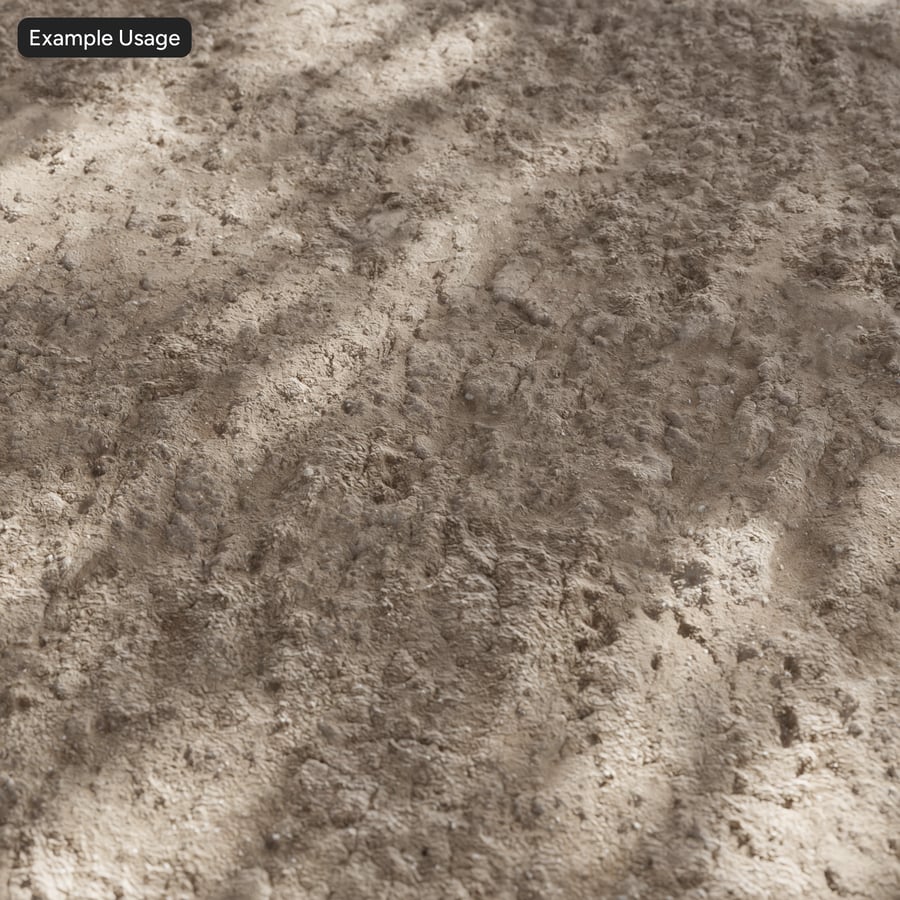 Cracked Dry Earth Ground Texture