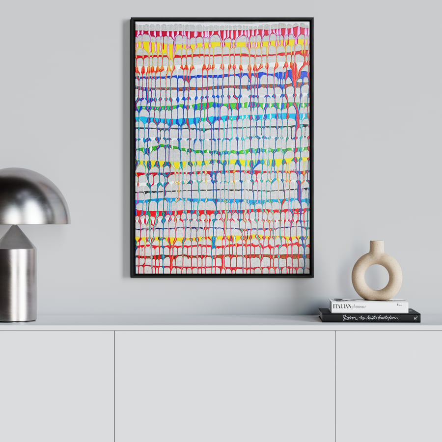 Composition No. 413 Abstract Wall Art Model