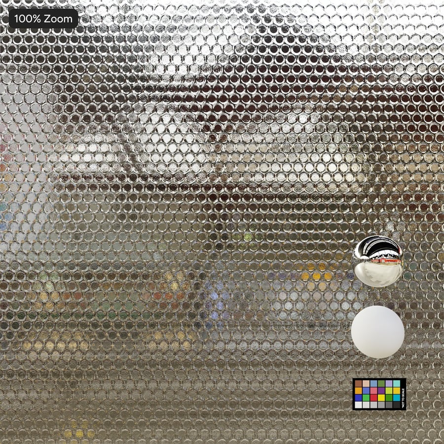 Beehive Patterned Glass Texture