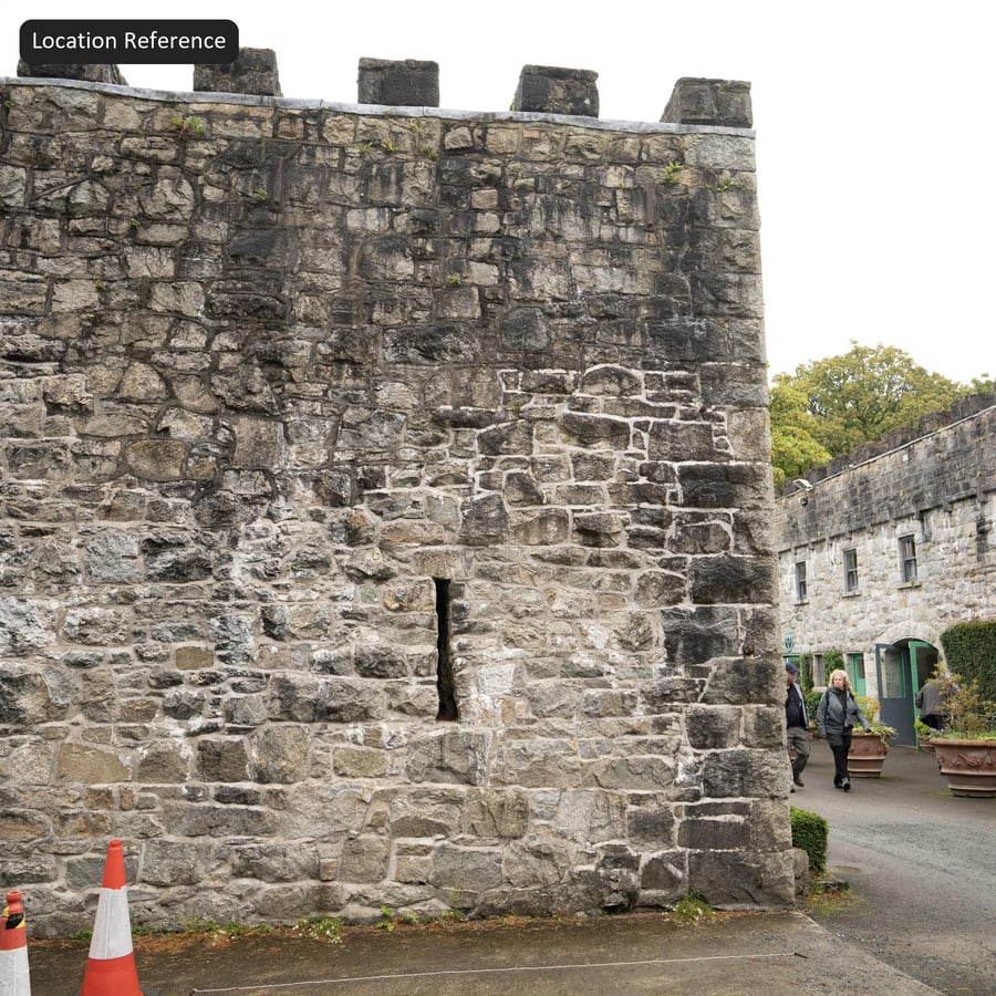 Texture de mur en vieux blocs de pierre, blanc