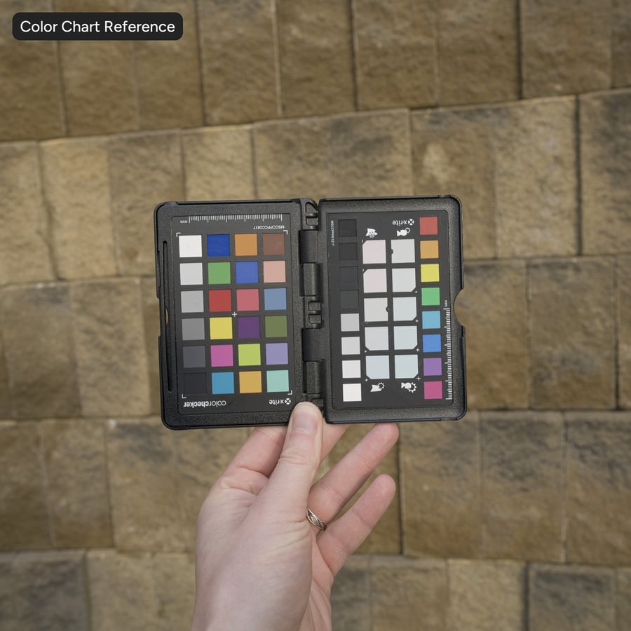 Worn Vertical Stone Block Wall Texture, Yellow