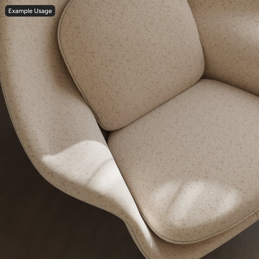 Patterned Chenille Upholstery Fabric, Warm Beige