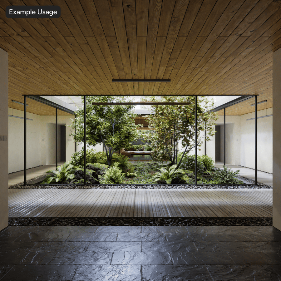 Lastik Deposu İç Mekan HDRI, Endüstriyel