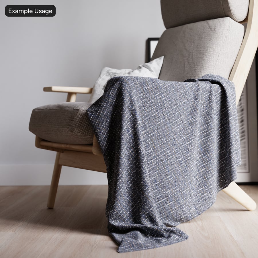 Textura de tela de lino Milford Dusk, gris