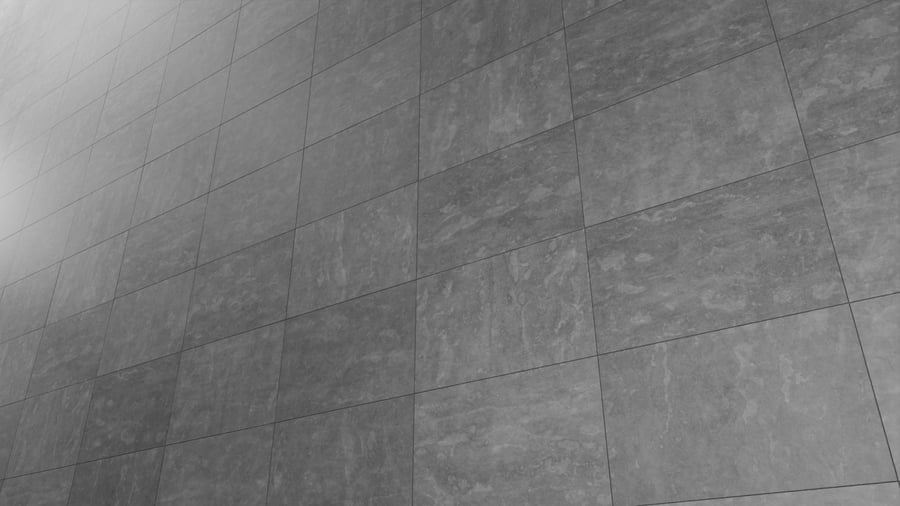 Textura de azulejo retangular em travertino mate, cinzento claro