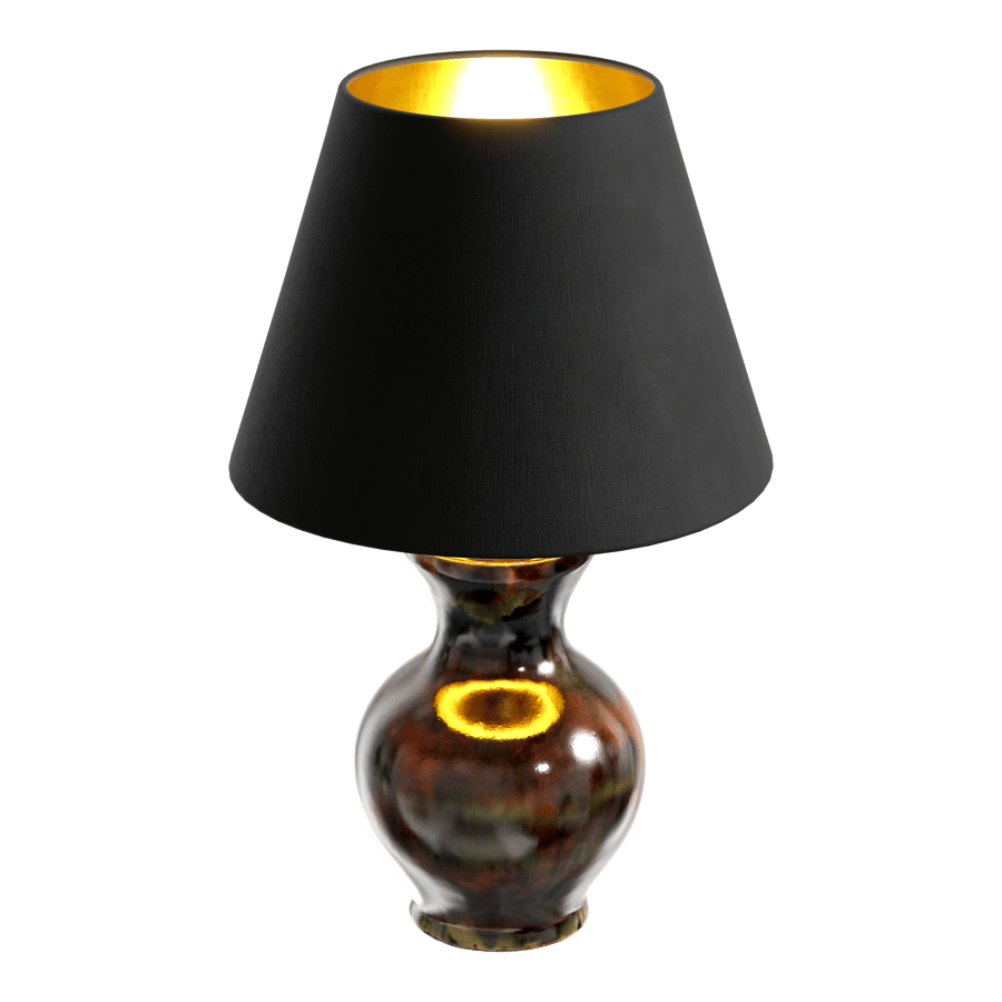 Eno Ceramic Phystian Galaxy Shade Lamp Model, Brown