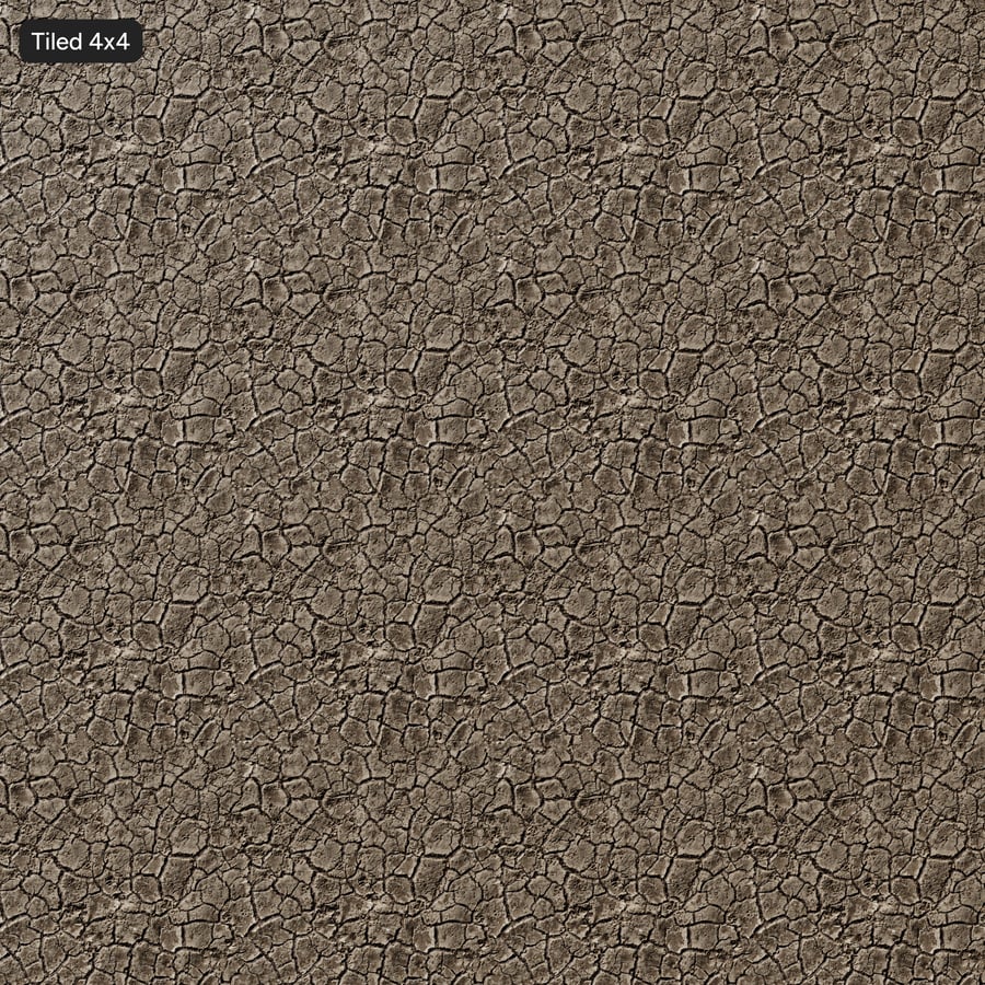 Textura de lama seca e muito rachada