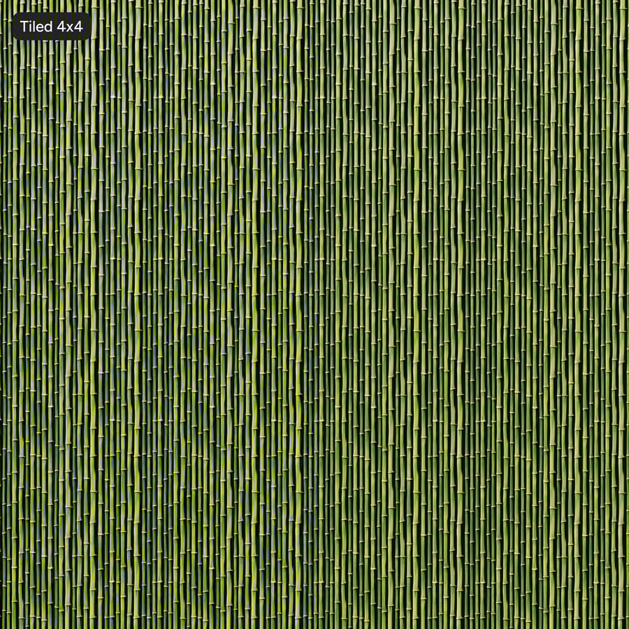 Bamboo Wall Texture, Yellowing Green