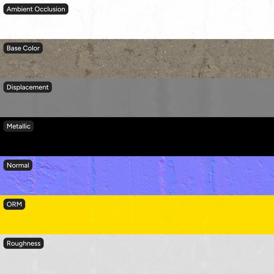 Textur für erodierten Beton-Gehweg