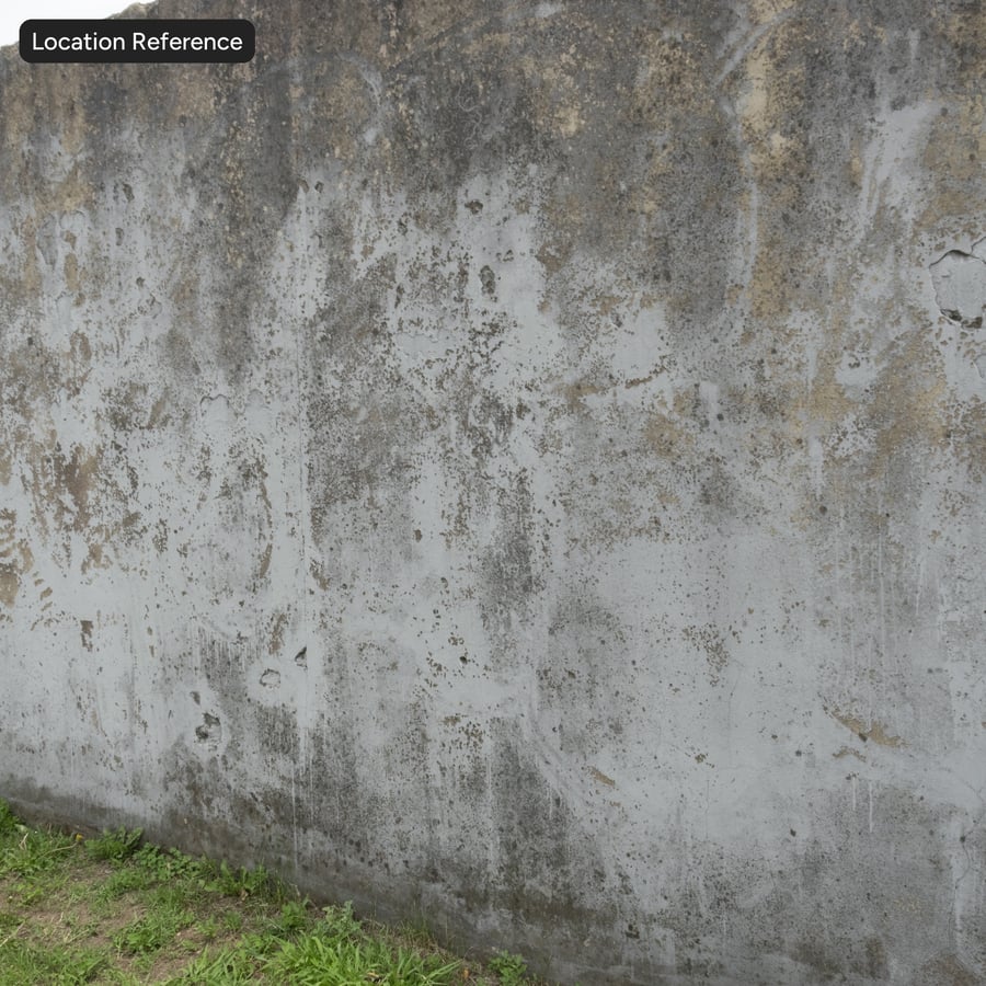 Texture muro in cemento arrugginito e butterato