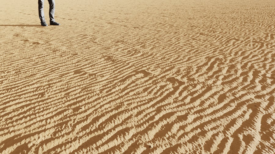 Soft Rippled Sand Texture